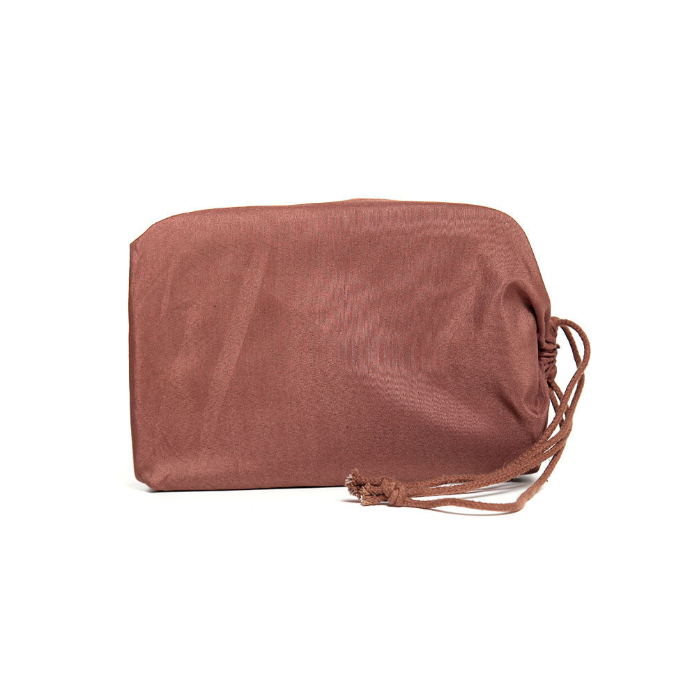 Emirates Business Class Men's Amenities Pouch Brown Leather